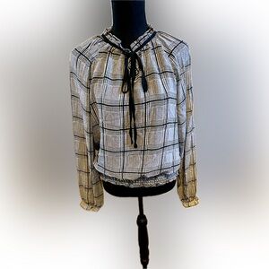 MM Black Long sleeves blouse